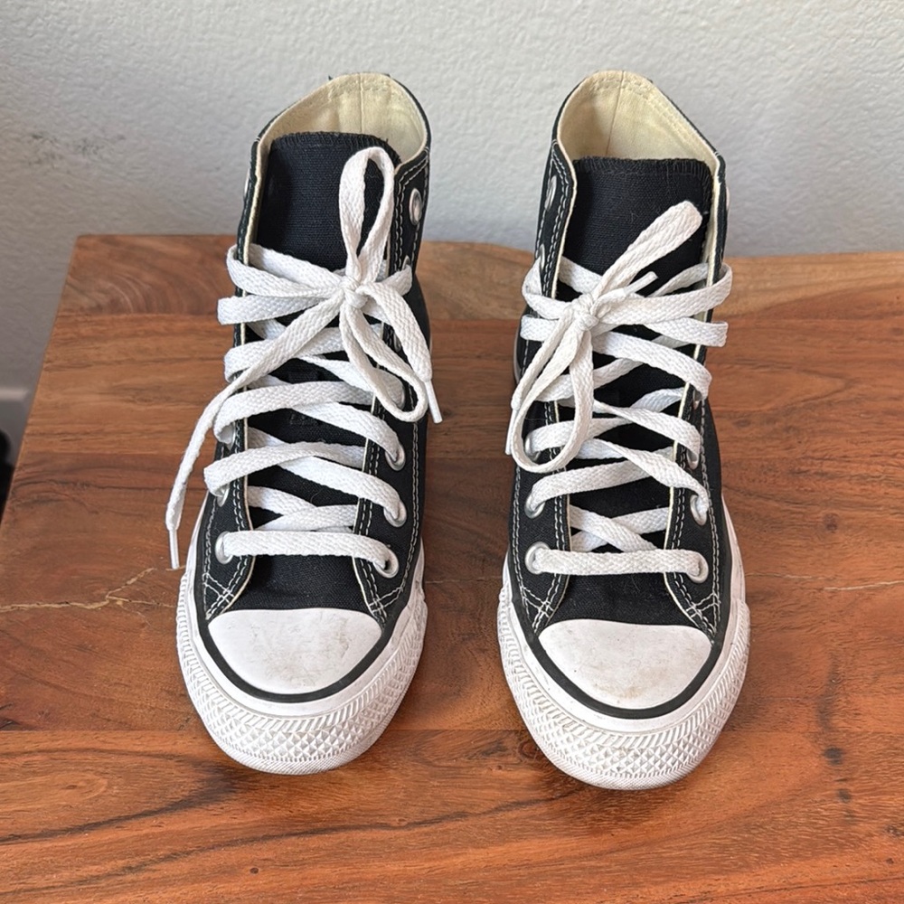Women’s Black Converse High Tops